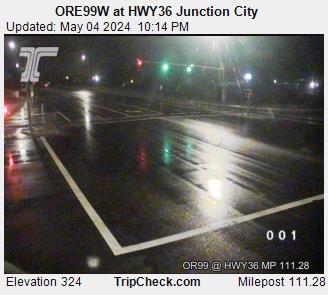 ORE99W at HWY36 Junction City